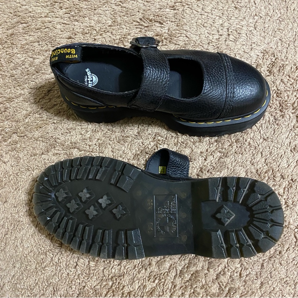 Dr. Martens Black Platform Mary Jane Shoes - Picture 4 of 4